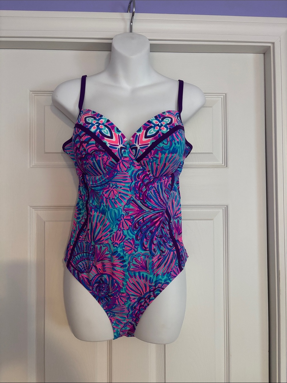 NWT Lilly Pulitzer Shelleidoscope Palma One-Piece Swimsuit